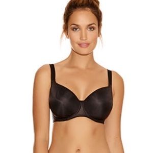 Fantasie Smoothing Moulded Balcony Bra 36D Black